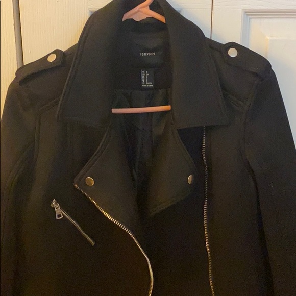 Black Moto Jacket - Picture 3 of 6